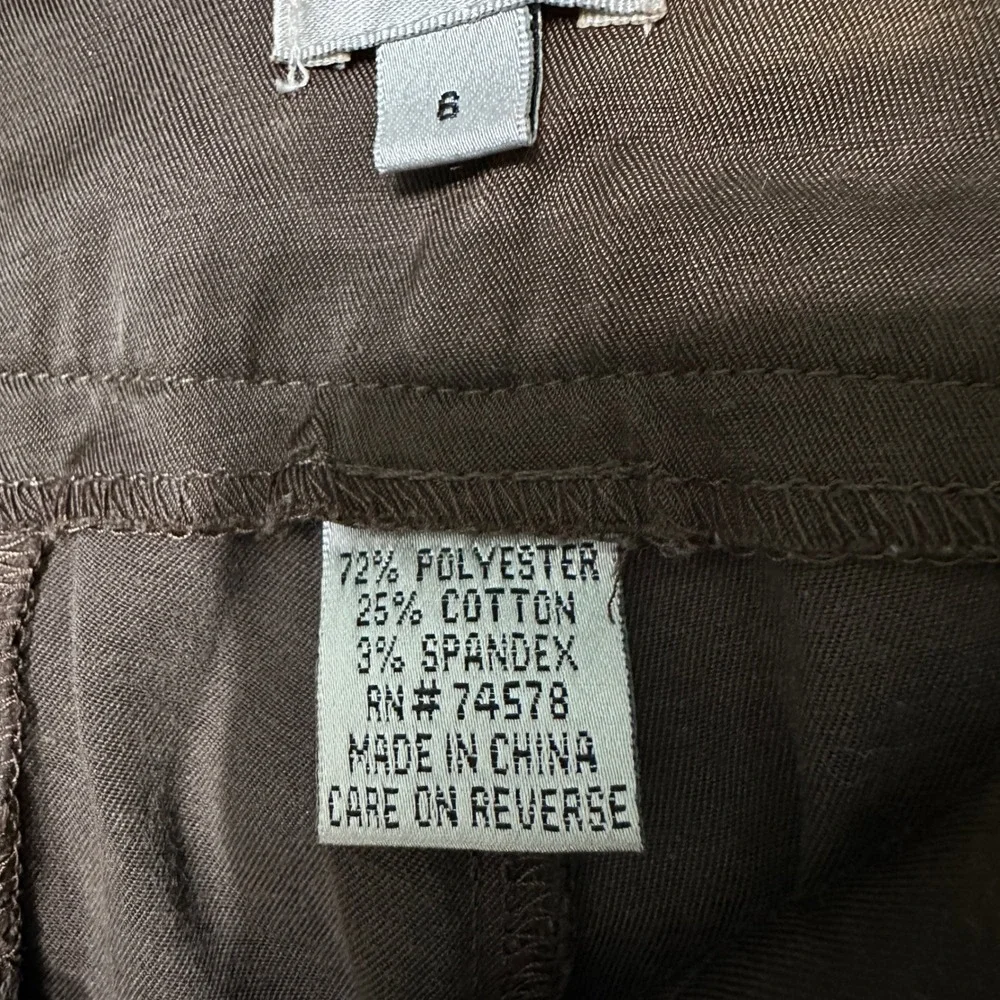 Cache VTG Y2K Cargo Pants Brown Wide Leg Utility Gorpcore Grunge Cyber Size‎ 6